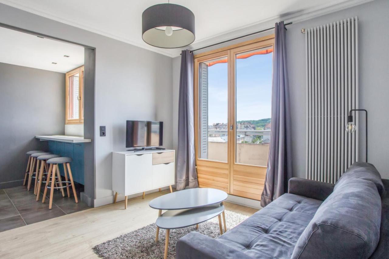 Modern 1Br With Terrace And A Breathtaking View In Annecy Exterior foto